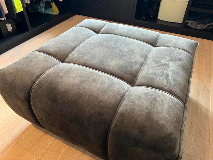 Poef / voetenbank, Huis en Inrichting, Banken | Voetenbanken en Poefen, Zo goed als nieuw, 75 tot 100 cm, 75 tot 100 cm, Vierkant