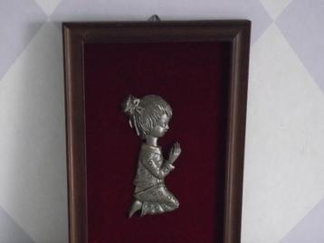 vintage lijstje tin Les Etains du Prince 17x11cm France 1950 beschikbaar voor biedingen