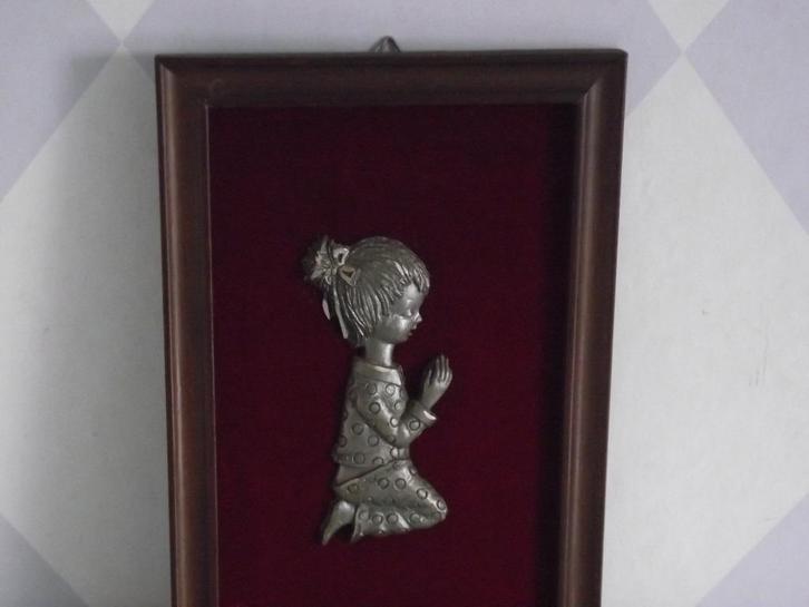 vintage lijstje tin Les Etains du Prince 17x11cm France 1950, Huis en Inrichting, Woonaccessoires | Lijsten, Zo goed als nieuw