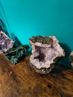 Amethist cluster geode, Verzamelen, Mineralen en Fossielen, Ophalen of Verzenden