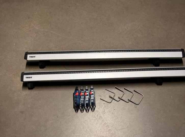 Thule Wingbar Evo Dakdragers - Volvo & Universeel, Auto diversen, Dakdragers, Gebruikt, Ophalen