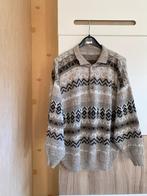 Trui Licht Grijs Beige Strepen Maat 56 XL, Onbekend, Beige, Maat 56/58 (XL), Ophalen of Verzenden