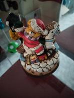 Steen beeldje, beer, kerst, gratis, Ophalen of Verzenden, Zo goed als nieuw, Steen, Aardewerk of Keramiek, Dier