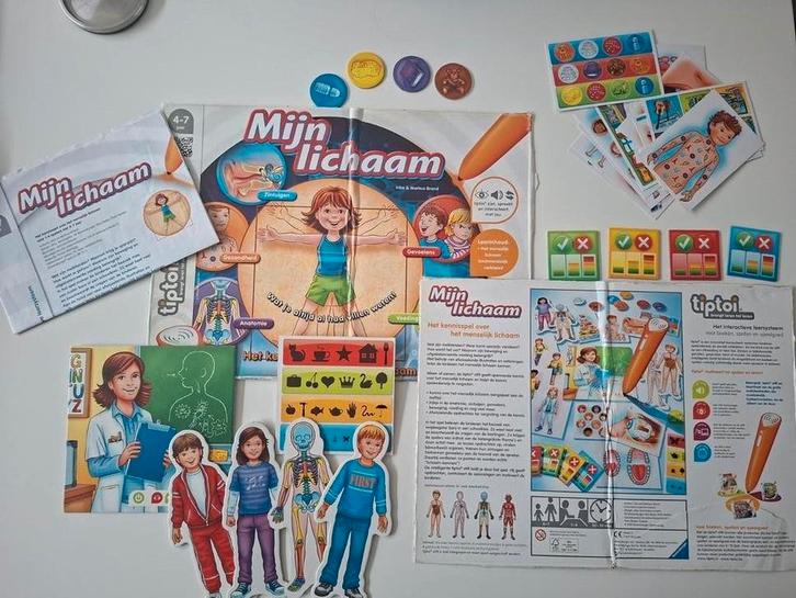 Te koop educatief Tiptoi spel Mijn Lichaam., Kinderen en Baby's, Speelgoed | Educatief en Creatief, Zo goed als nieuw, Ontdekken