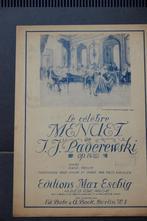 Oude bladmuziek voor piano., Gebruikt, Klassiek, Ophalen of Verzenden, Artiest of Componist