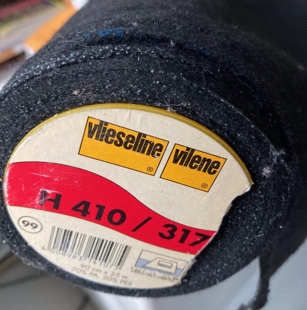 Vlieseline H410 zwart, 90 cm breed, Hobby en Vrije tijd, Naaien en Fournituren, Nieuw, Overige typen, Ophalen of Verzenden