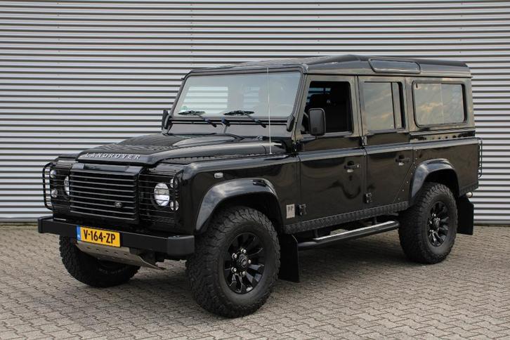 Land Rover Defender 110- 2.4 TDCI St. Wagon 7 zitplaatsen, Auto's, Land Rover, Bedrijf, 4x4, ABS, Achteruitrijcamera, Airconditioning
