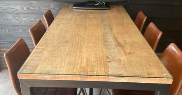 Glazen Plaat voor tafel 80 x 180cm glasplaat beschikbaar voor biedingen