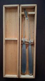 Oud,antieke chirurgische,medische instrumenten m/houten doos, Ophalen of Verzenden