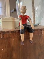 Vintage, retro houten beeld/pop Kuifje - verzamelobject, Verzamelen, Stripfiguren, Gebruikt, Ophalen of Verzenden, Beeldje of Figuurtje