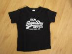 Superdry - zwart shirt met tekstprint - maat 104, Kinderen en Baby's, Kinderkleding | Maat 104, Jongen, Superdry, Ophalen of Verzenden