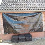 60 x grote partij bouwhek kleden., Ophalen, Gebruikt