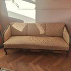 vintage goudkleurige bank, driezitter, antiek, Huis en Inrichting, Banken | Bankstellen, Ophalen, 150 tot 200 cm, Tweepersoons