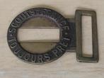 Oude riem gesp Franse scouting., Verzamelen, Scouting, Verzenden, Zo goed als nieuw, Kleding