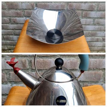 Alessi fruitschaal Lobo en Alessi fluitketel Bird zeldzaam
 beschikbaar voor biedingen