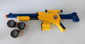 Speelgoedgeweer met Blikjes - Schietplezier! beschikbaar voor biedingen