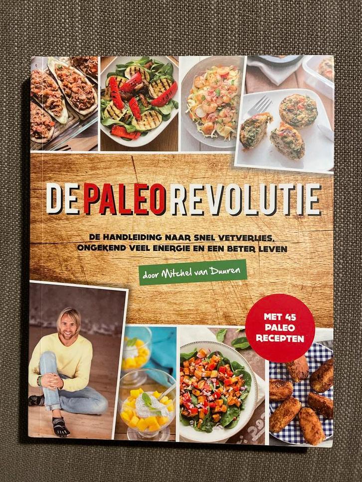 De Paleo Revolutie - Mitchel van Duuren, Boeken, Kookboeken, Zo goed als nieuw, Voorgerechten en Soepen, Overige gebieden, Gezond koken