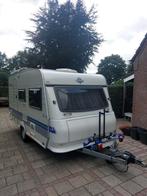Caravan Hobby 400 SF de Luxe bouwjaar 1999  met Mover 2016, Caravans en Kamperen, Caravans, 75 kg, Hobby, Treinzit, 750 - 1000 kg