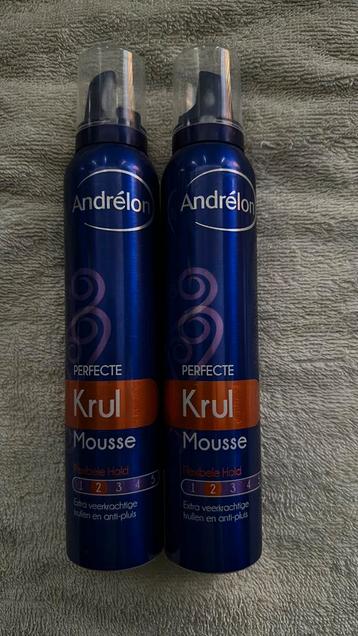 Laatste ‼️ 2x Andrelon krul mousse te koop nieuw ‼️‼️ beschikbaar voor biedingen