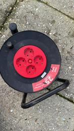 Kabelhaspel - 25 meter, Doe-het-zelf en Verbouw, Elektra en Kabels, Ophalen of Verzenden, Gebruikt, Kabel of Snoer
