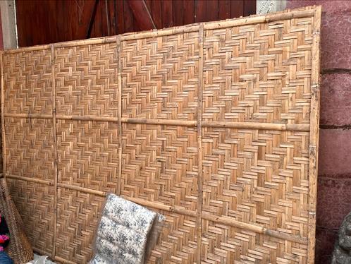 Gevlochten bamboe schuttingen/ wandpanelen 2.90x 1.90 m, Tuin en Terras, Schuttingen, Nieuw, Hout, 2 meter of meer, Minder dan 3 meter