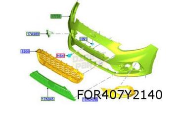 Ford Fiesta VII (3/17-1/22) voorbumper (bij Park Assist) (te beschikbaar voor biedingen