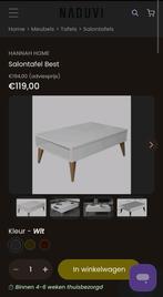 Moderne Salontafel - Best, Huis en Inrichting, Tafels | Salontafels, Ophalen, 50 tot 100 cm, 50 tot 100 cm, Zo goed als nieuw