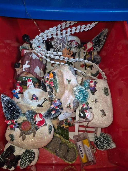 Kerstdorp accessoires, Diversen, Kerst, Zo goed als nieuw, Ophalen of Verzenden