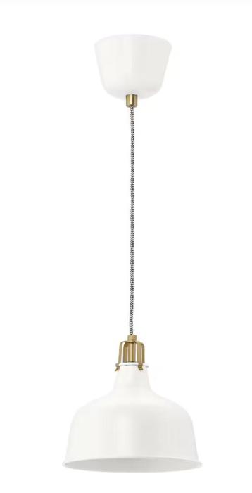 IKEA RANARP hanglampen wit/ecru 2 stuks beschikbaar voor biedingen