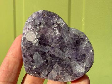 Amethist Agaat hart mineralen beschikbaar voor biedingen