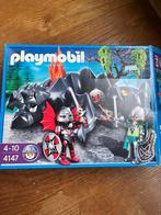 Playmobil drakenridders met rots (4147), Kinderen en Baby's, Speelgoed | Playmobil, Ophalen of Verzenden, Zo goed als nieuw