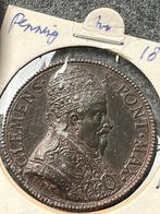 Pauselijke Staten 18e eeuwse penning, Postzegels en Munten, Overige materialen, Ophalen of Verzenden, Buitenland