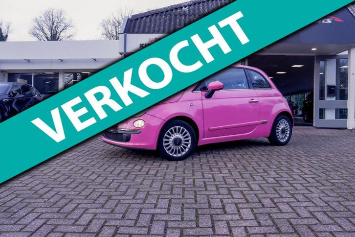 Fiat 500 1.2 Rosa Automaat/NAP/Pano/Clima/MP3/15"/nwe koppel, Auto's, Fiat, Bedrijf, Te koop, ABS, Airbags, Airconditioning, Bluetooth