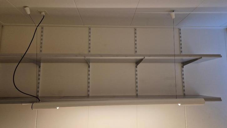 Ophangbuizen voor TL balken TL lampen 80s 90s Stijl, Huis en Inrichting, Lampen | Plafondlampen, Gebruikt, Metaal, Ophalen