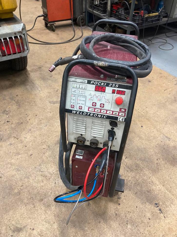 Lasapparaat weldtronic pocki 255t tig, Doe-het-zelf en Verbouw, Gereedschap | Lasapparaten, Gebruikt, Tig, 250 ampère of meer