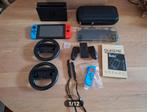 Nintendo switch plus accessoires, Ophalen of Verzenden, Gebruikt, Met 2 controllers, Switch Original