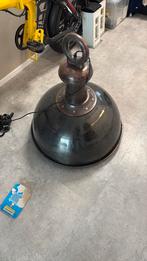 Grote gietijzeren hang lamp / scheepslamp, Ophalen, Zo goed als nieuw, Industrieel, Metaal