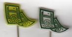 2 speldjes ONDERNEMERS VERENIGING BOSKOOP HEFBRUG (A4)  KIJK, Verzamelen, Verzenden, Gebruikt, Overige onderwerpen