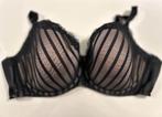 Zwart BH met beige strepen 100F, Ophalen of Verzenden, Zwart, BH