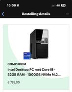 Desktop PC - Intel i9, 32GB RAM, 1TB SSD - Nieuwstaat!, Computers en Software, Desktop Pc's, Ophalen, Zo goed als nieuw, Gaming