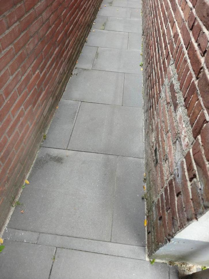 9x tuintegels 60x60 grijs plus residu, Tuin en Terras, Terrasdelen en Vlonders, Zo goed als nieuw, Ophalen