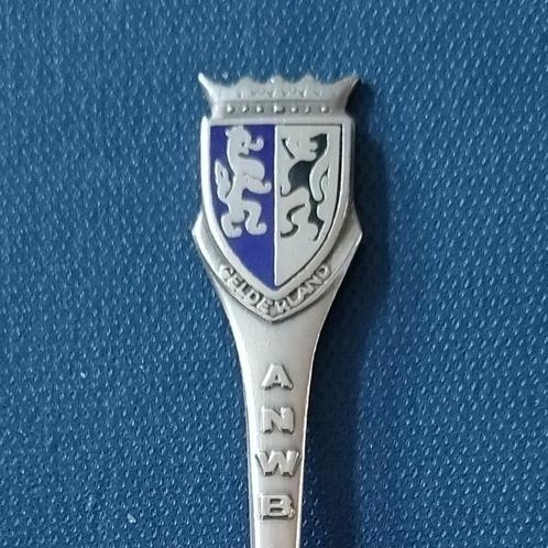 verzilverd lepeltje ANWB, A.N.W.B. Gelderland (90), Antiek en Kunst, Antiek | Bestek, Ophalen of Verzenden