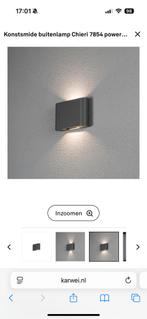 Wandlamp Buiten Antraciet LED 2x -Kontismede Chieri 7854-370, Minder dan 50 watt, Wandlamp, Nieuw, Ophalen of Verzenden