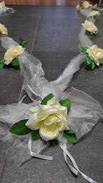 Trouwauto versiering slinger guirlande zijdebloemen, Ophalen of Verzenden, Zo goed als nieuw