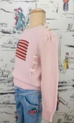 Ralph Lauren roze trui met vlag meisje maat 5 NIEUW, Trui of Vest, Nieuw, Ralph Lauren, Ralph Lauren EU