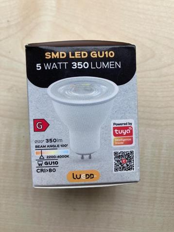 9x LUEDD GU10 RGBW LED spots beschikbaar voor biedingen