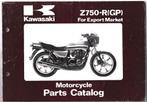 Kawasaki Z750 R (GP) parts list (762p) motor, Motoren, Handleidingen en Instructieboekjes, Ophalen of Verzenden, Kawasaki