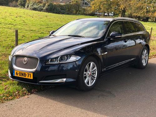 Jaguar XF 2.2D 120KW/163PK Sportbrake 2014 Blauw, Auto's, Jaguar, Particulier, XF, 360° camera, ABS, Achteruitrijcamera, Airbags