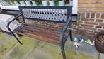 leuk tuinbankje met veel roest opknapper, Tuin en Terras, Tuinbanken, Ophalen of Verzenden, Gebruikt, Hout