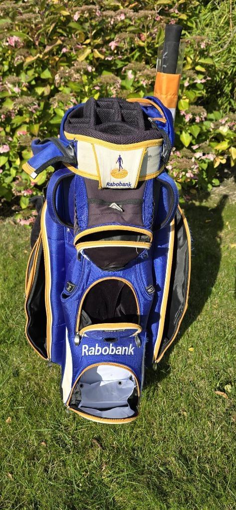 RABOBANK Golf Cart Bag Golftas compleet, Sport en Fitness, Golf, Zo goed als nieuw, Tas, Overige merken, Ophalen of Verzenden